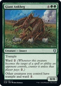 Giant Ankheg, Commander Legends: Battle for Baldur's Gate