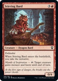 Stirring Bard, Commander Legends: Battle for Baldur's Gate