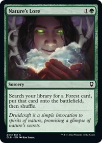 Nature's Lore, Commander Legends: Battle for Baldur's Gate