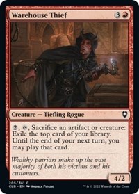 Warehouse Thief, Commander Legends: Battle for Baldur's Gate