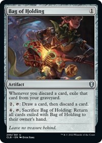 Bag of Holding, Commander Legends: Battle for Baldur's Gate