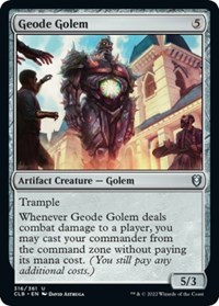 Geode Golem, Commander Legends: Battle for Baldur's Gate