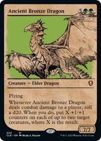 Ancient Bronze Dragon (Showcase), Commander Legends: Battle for Baldur's Gate
