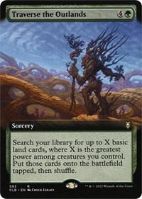 Traverse the Outlands (Extended Art), Commander Legends: Battle for Baldur's Gate