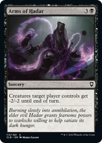 Arms of Hadar, Commander Legends: Battle for Baldur's Gate