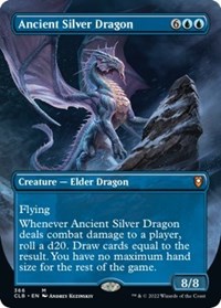 Ancient Silver Dragon (Borderless), Commander Legends: Battle for Baldur's Gate
