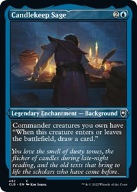 Candlekeep Sage (Foil Etched), Commander Legends: Battle for Baldur's Gate