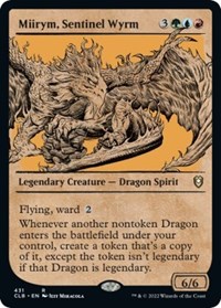 Miirym, Sentinel Wyrm (Showcase), Commander Legends: Battle for Baldur's Gate