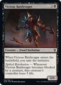 Vicious Battlerager, Commander Legends: Battle for Baldur's Gate