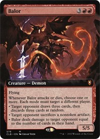 Balor (Extended Art), Commander Legends: Battle for Baldur's Gate