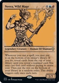Neera, Wild Mage (Showcase), Commander Legends: Battle for Baldur's Gate
