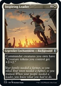 Inspiring Leader (Foil Etched), Commander Legends: Battle for Baldur's Gate
