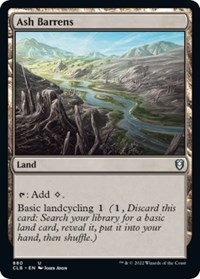 Ash Barrens, Commander Legends: Battle for Baldur's Gate