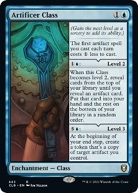 Artificer Class, Commander Legends: Battle for Baldur's Gate