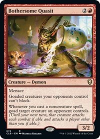 Bothersome Quasit, Commander Legends: Battle for Baldur's Gate