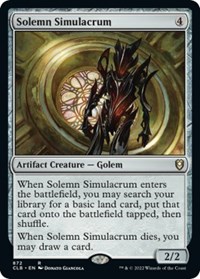 Solemn Simulacrum, Commander Legends: Battle for Baldur's Gate