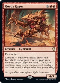 Geode Rager, Commander Legends: Battle for Baldur's Gate