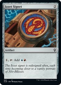 Izzet Signet, Commander Legends: Battle for Baldur's Gate