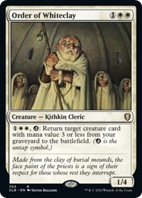 Order of Whiteclay, Commander Legends: Battle for Baldur's Gate