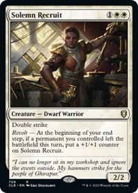 Solemn Recruit, Commander Legends: Battle for Baldur's Gate