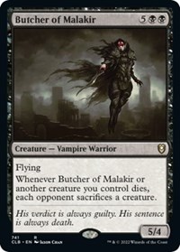 Butcher of Malakir, Commander Legends: Battle for Baldur's Gate