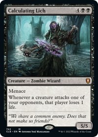 Calculating Lich, Commander Legends: Battle for Baldur's Gate