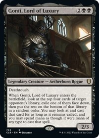 Gonti, Lord of Luxury, Commander Legends: Battle for Baldur's Gate