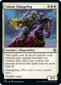 Valiant Changeling, Commander Legends: Battle for Baldur's Gate