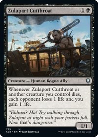 Zulaport Cutthroat, Commander Legends: Battle for Baldur's Gate