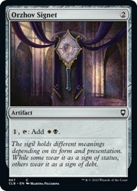 Orzhov Signet, Commander Legends: Battle for Baldur's Gate