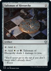 Talisman of Hierarchy, Commander Legends: Battle for Baldur's Gate