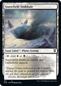Snowfield Sinkhole, Commander Legends: Battle for Baldur's Gate