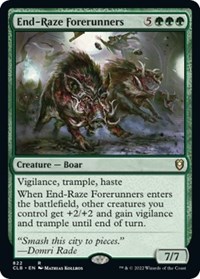End-Raze Forerunners, Commander Legends: Battle for Baldur's Gate