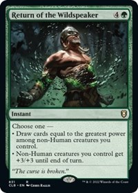 Return of the Wildspeaker, Commander Legends: Battle for Baldur's Gate