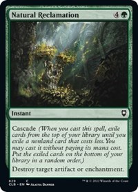 Natural Reclamation, Commander Legends: Battle for Baldur's Gate
