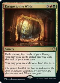 Escape to the Wilds, Commander Legends: Battle for Baldur's Gate