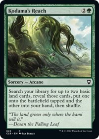 Kodama's Reach, Commander Legends: Battle for Baldur's Gate