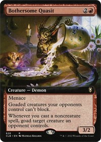 Bothersome Quasit (Extended Art), Commander Legends: Battle for Baldur's Gate