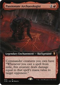 Passionate Archaeologist (Extended Art), Commander Legends: Battle for Baldur's Gate