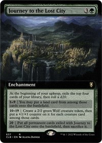 Journey to the Lost City (Extended Art), Commander Legends: Battle for Baldur's Gate