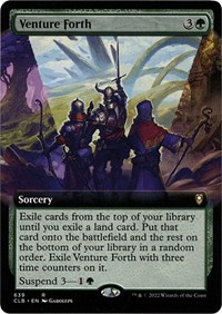 Venture Forth (Extended Art), Commander Legends: Battle for Baldur's Gate