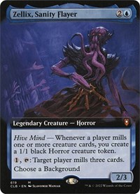 Zellix, Sanity Flayer (Extended Art), Commander Legends: Battle for Baldur's Gate