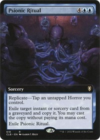 Psionic Ritual (Extended Art), Commander Legends: Battle for Baldur's Gate