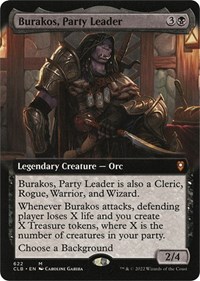 Burakos, Party Leader (Extended Art), Commander Legends: Battle for Baldur's Gate