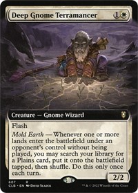 Deep Gnome Terramancer (Extended Art), Commander Legends: Battle for Baldur's Gate