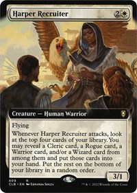 Harper Recruiter (Extended Art), Commander Legends: Battle for Baldur's Gate