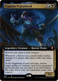 Captain N'ghathrod (Extended Art), Commander Legends: Battle for Baldur's Gate