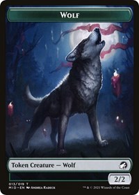 Wolf (013) // Treasure (015) Double-Sided Token (Challenger 2022), Unique and Miscellaneous Promos