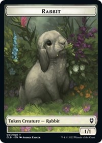 Rabbit Token, Commander Legends: Battle for Baldur's Gate
