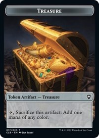 Treasure // Boo Double-Sided Token, Commander Legends: Battle for Baldur's Gate